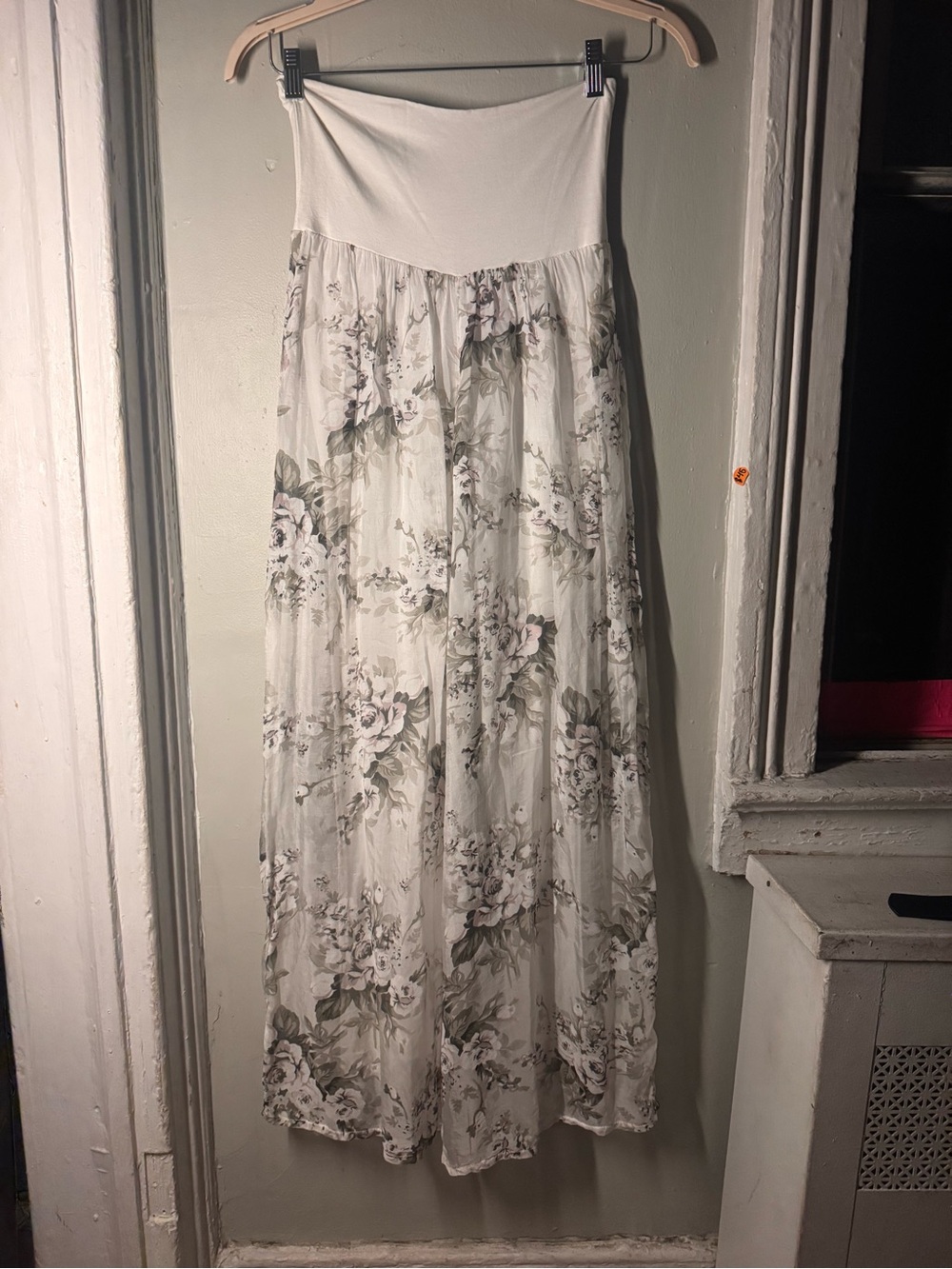 Made in Italy Silk Blend Floral Wide Leg Palazzo Pants